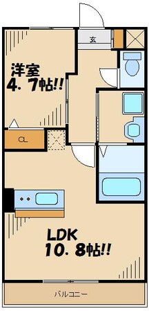 ウイングコートの物件間取画像